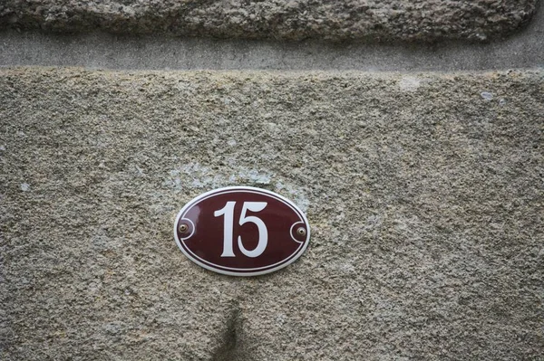 Street address, number fifteen.