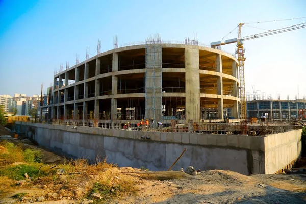 Mumbai India March 2018 New Construction Building Mumbai — Stock Photo, Image