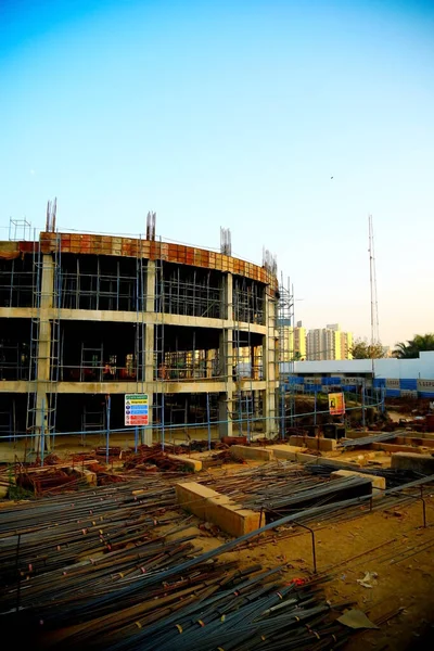 Kurukshetra, Hindistan - Nisan 2016: Kurukshetra 'da yeni inşaat