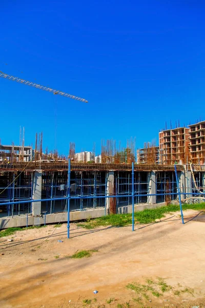 Indore India October 2018 Clear View New Constructing Buildings Indore — Stock Photo, Image