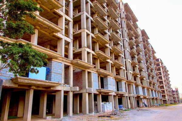 Ahmedabad Gujrat India Junio 2019 Vista Una Nueva Construcción Grandes — Foto de Stock