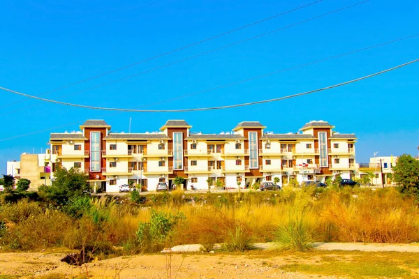 Ahmedabad Gujrat India Juni 2019 Blik Een Nieuwbouw Van Een — Stockfoto