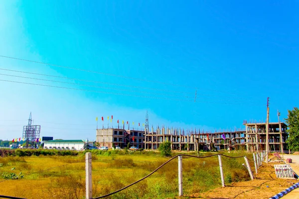 Ujjain Madhya Pradesh India June 2019 View Construction Buildings Ujjain — Stock Photo, Image