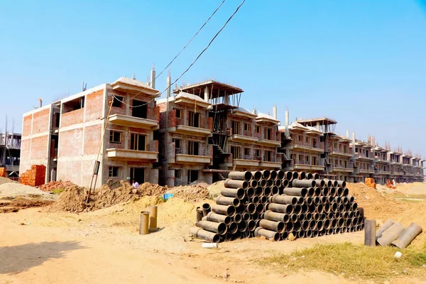 Patna Bihar Ινδία Ιανουάριος 2020 Προβολή Νέων Αναπτυξιακών Περιοχών Στην — Φωτογραφία Αρχείου
