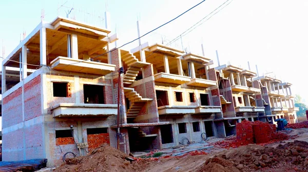 Surat Gujrat India July 2020 Day View New Construction Buildings — стоковое фото