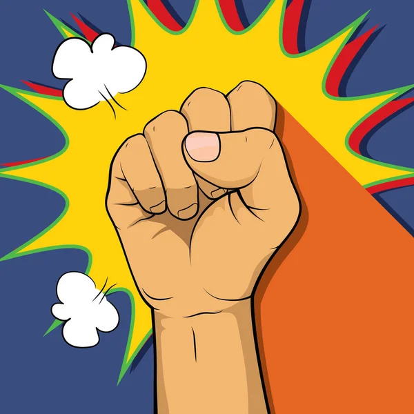 El pop sanatında poz veriyor, komik el.