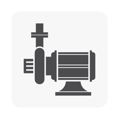 Beyaz su pompası simgesine.