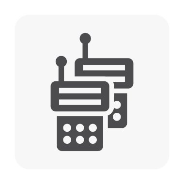 Beyaz kamp ve etkinlik simgesine.