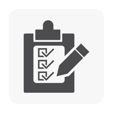 Beyaz simgesine denetim listesi.