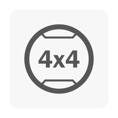 Beyaz araba Pano sembolü.