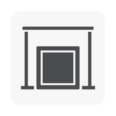 Hava kanalı kanal simgesi Hvac sistemi için.