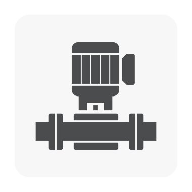 Beyaz su pompası simgesine.