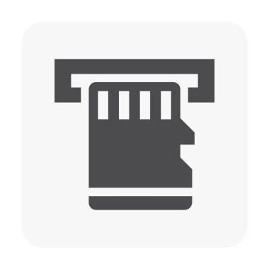 Üstünde beyaz bellek kartı kutsal kişilerin resmi.