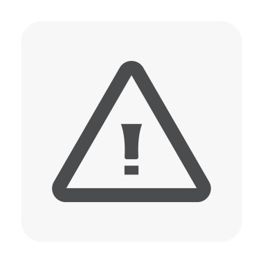 Uyarı simgesi beyaz