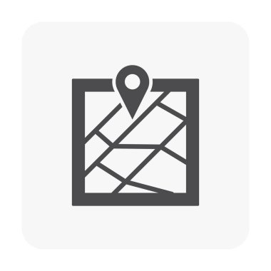 Beyaz simgesine GPS.