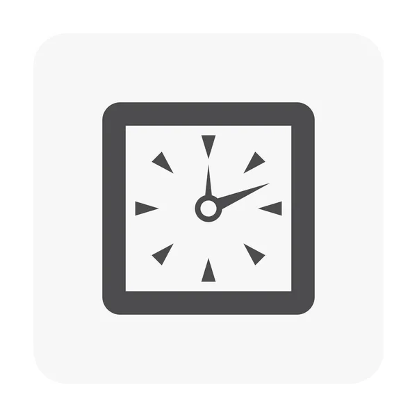 Icono Del Reloj Aislado Sobre Fondo Blanco — Archivo Imágenes Vectoriales