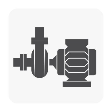 Beyaz su pompası simgesine.