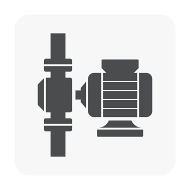 Beyaz su pompası simgesine.