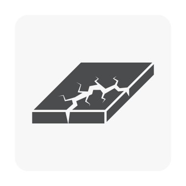 Beton döşeme ve zemin Icon set.