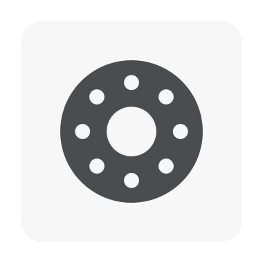 Beyaz metal ürün simgesi.