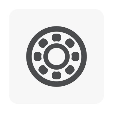 Beyaz metal ürün simgesi.