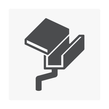 Beyaz yağmur oluk simgesine.