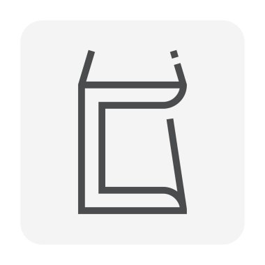 Çelik ürün simge seti, 48 x 48 piksel ve düzenlenebilir inme.