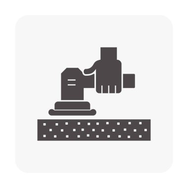 Beyaz zemin onarım simgesine.