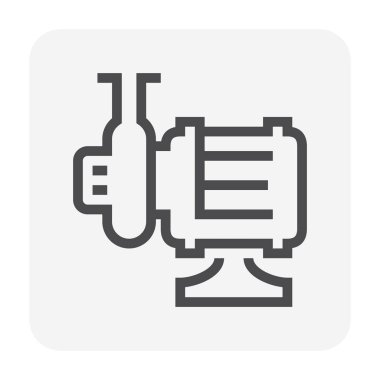 Su pompası simgesi, 48x48 piksel mükemmel ve düzenlenebilir vuruş.