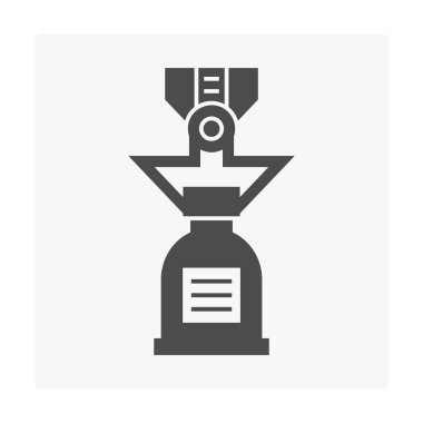 Robot kol beyaz simgesine.