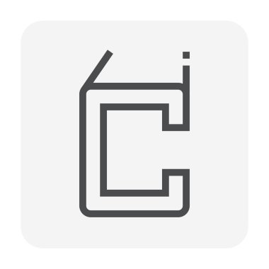 Çelik ürün simge seti, 48 x 48 piksel ve düzenlenebilir inme.