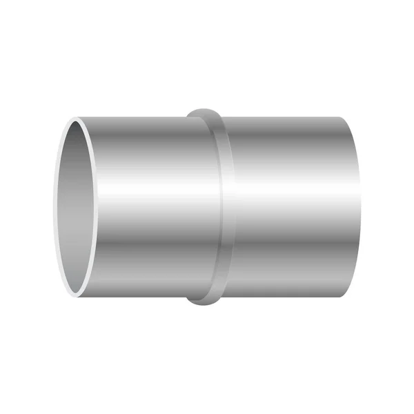 Air Duct Vektor Design Isolerad Vit Bakgrund — Stock vektor