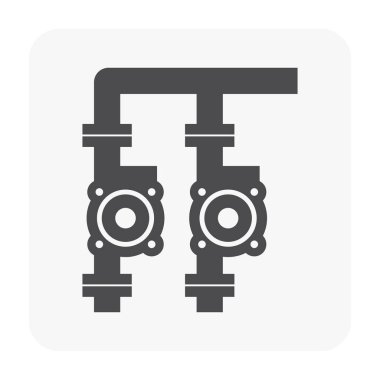 Beyaz su pompası simgesine.