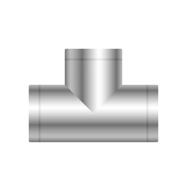 Air Duct Vektor Design Isolerad Vit Bakgrund — Stock vektor