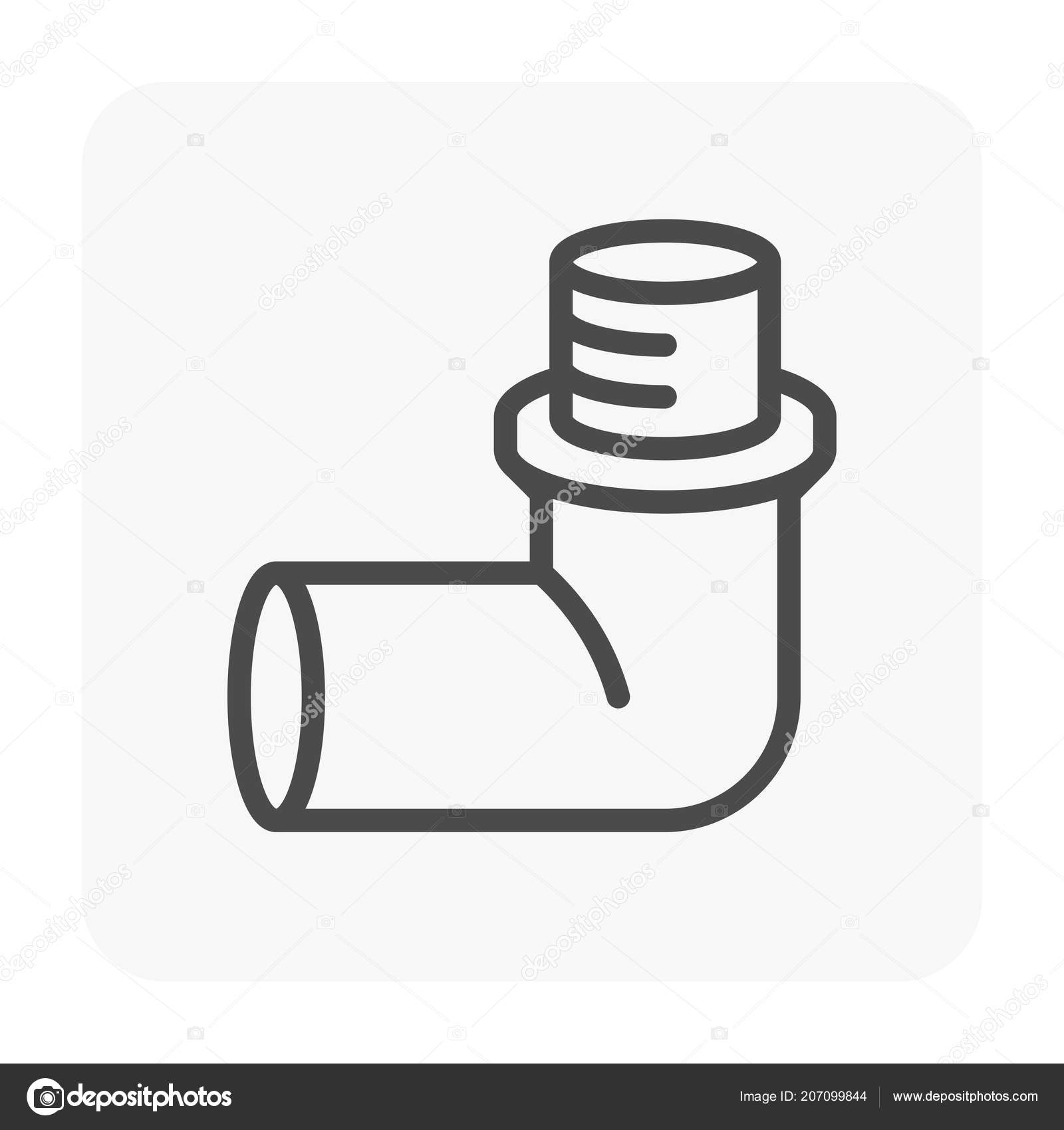 Pipe Fitting Part Plumbing Piping Work Stock Vector Image by ©roncivil