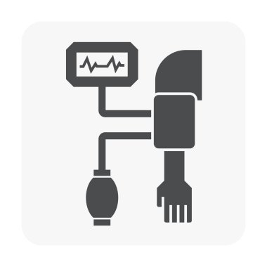 Kan testi ve beyaz aracı simgesini.