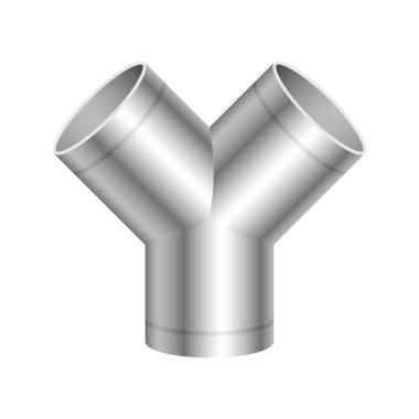 Beyaz arka plan üzerinde izole hava kanalı vektör tasarımı.