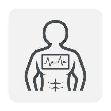 Kan testi ve beyaz aracı simgesini.