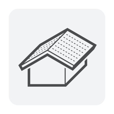 Roof shape and house vector icon design. clipart