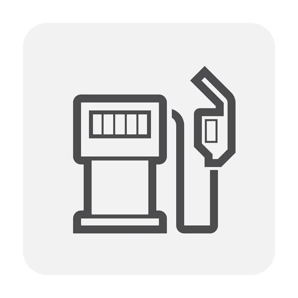 Icône Buse Carburant Sur Blanc — Image vectorielle