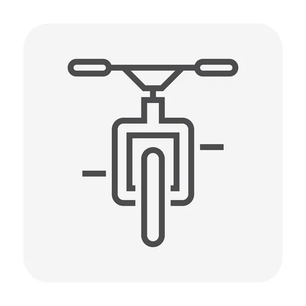 Fiets Deel Apparatuur Pictogram Ontwerp Perfect Pixel Bewerkbare Beroerte — Stockvector