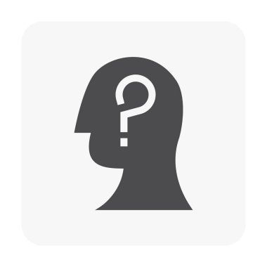 Vurguladı ve beyaz duygu simgesi.