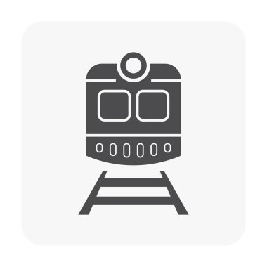 Nakliye ve teslimat simgesi beyaz arka plan üzerinde.