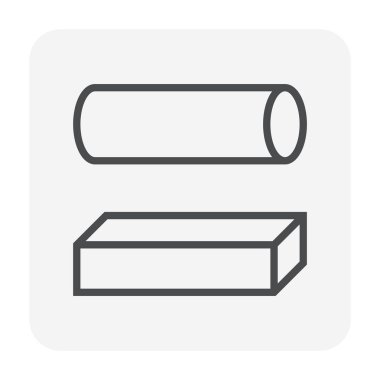 Çelik üretim sanayi simgesi, 64 x 64 mükemmel piksel ve düzenlenebilir kontur.