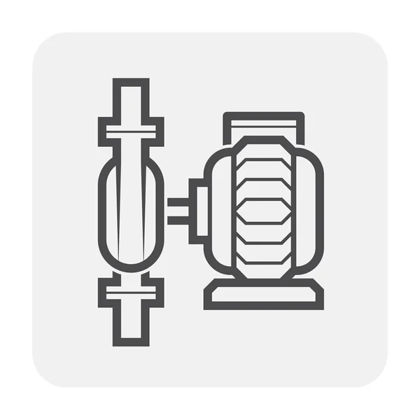 Waterpomp Waterleiding Icoon Voor Distributie Water — Stockvector