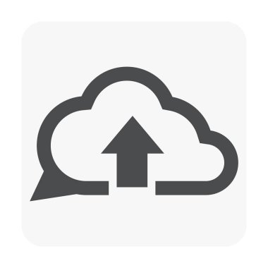 Beyaz bulutlar simgesini