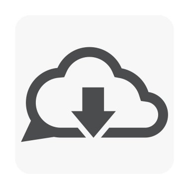 Beyaz bulutlar simgesini