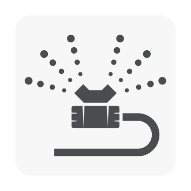 Beyaz su fıskiye simgesine.