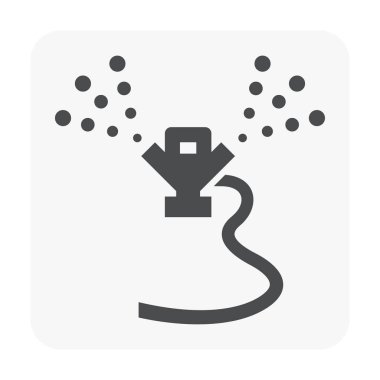 Beyaz su fıskiye simgesine.