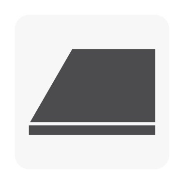 Beyaz metal ürün simgesi.